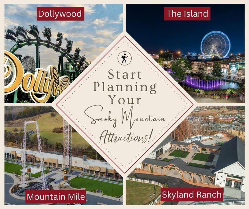Enchanted Forest Cabin And Teepee! Lights & Laser Show! Private Hot Tub! Unique Stay! Sevierville Exteriér fotografie