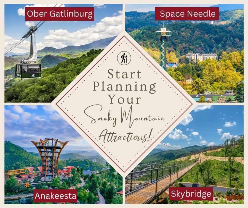 Enchanted Forest Cabin And Teepee! Lights & Laser Show! Private Hot Tub! Unique Stay! Sevierville Exteriér fotografie