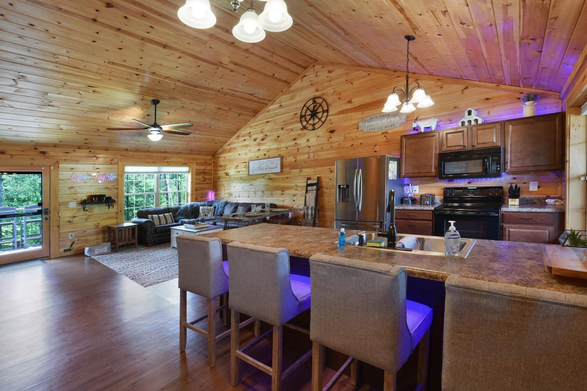 Enchanted Forest Cabin And Teepee! Lights & Laser Show! Private Hot Tub! Unique Stay! Sevierville Exteriér fotografie